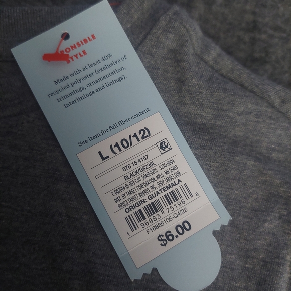 🚨 5/$20 Nwt cat & jack tee large 10/12 - Picture 4 of 4